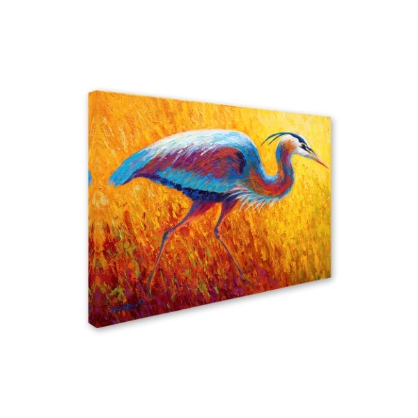 Marion Rose 'Blue Heron 2' Canvas Art,35x47